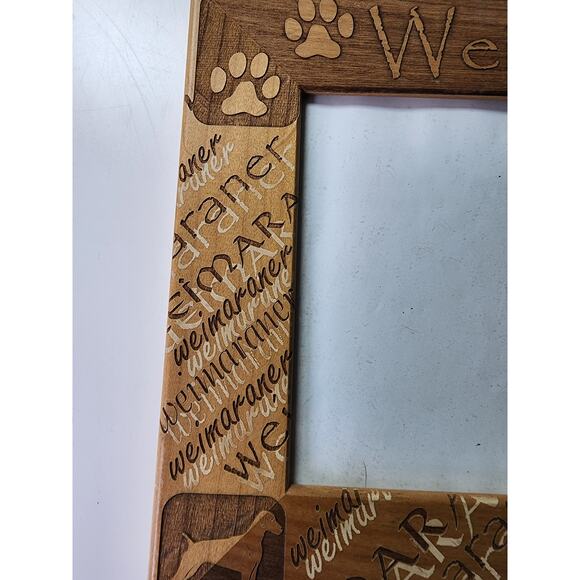 WEIMARANER Laser Engraved Wood Picture Frame - Picture 5 of 8